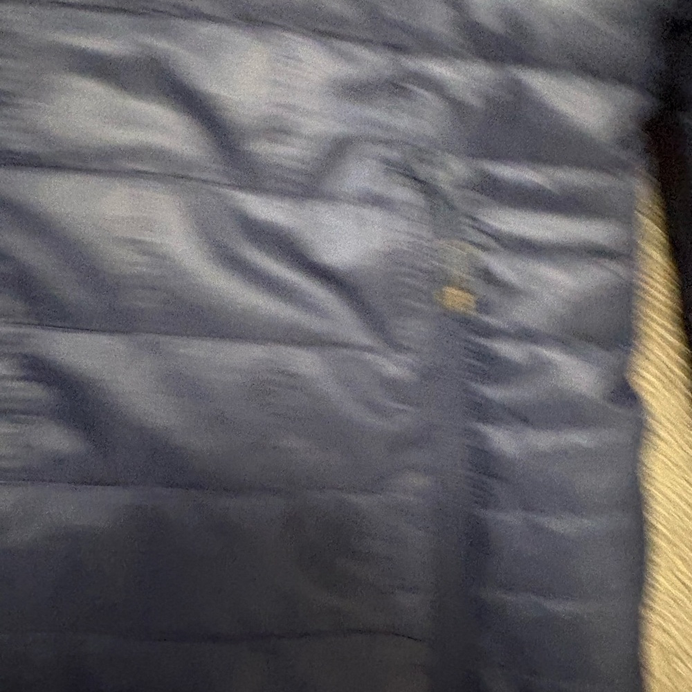 Patagonia Women's Quilted Puffer Jacket - Navy Blue - Picture 9 of 9